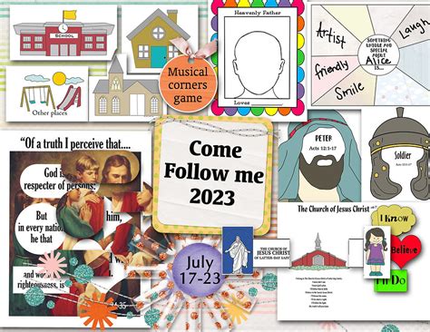 come follow me primary helps 2023.